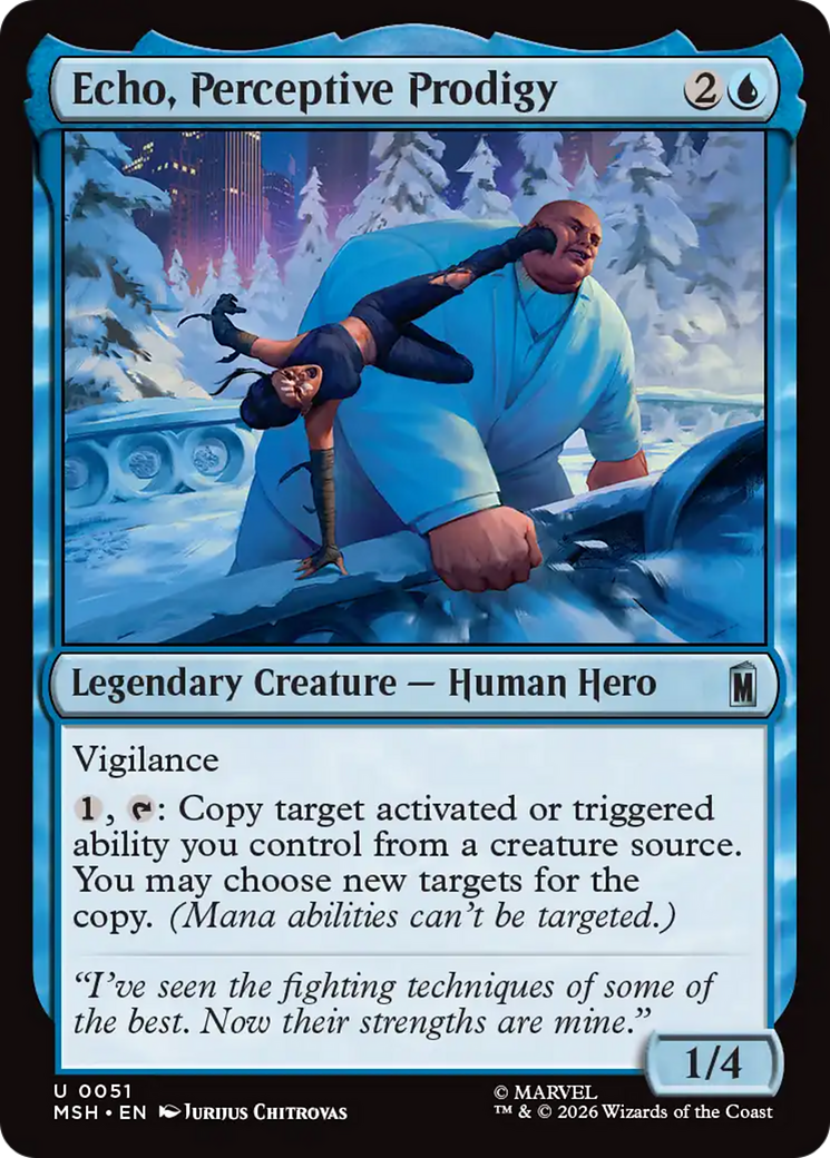 Echo, Perceptive Prodigy [Marvel Super Heroes] | Chromatic Games