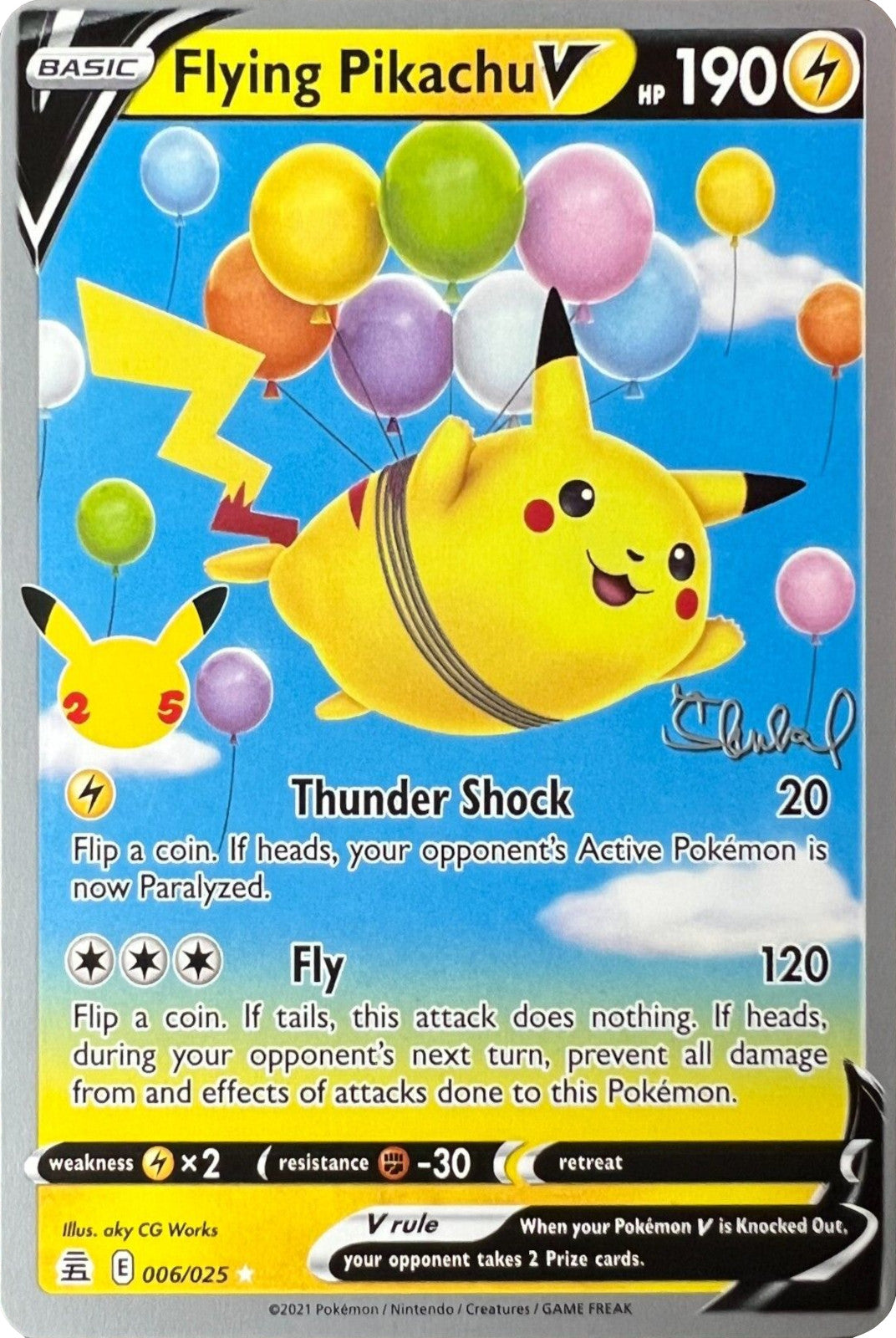 Flying Pikachu V (006/025) (ADP - Ondrej Skubal) [World Championships 2022] | Chromatic Games