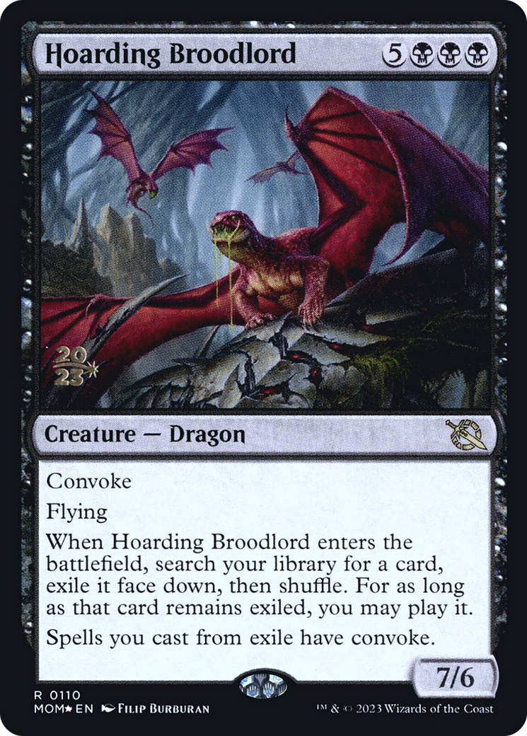 Hoarding Broodlord [March of the Machine Prerelease Promos] | Chromatic Games