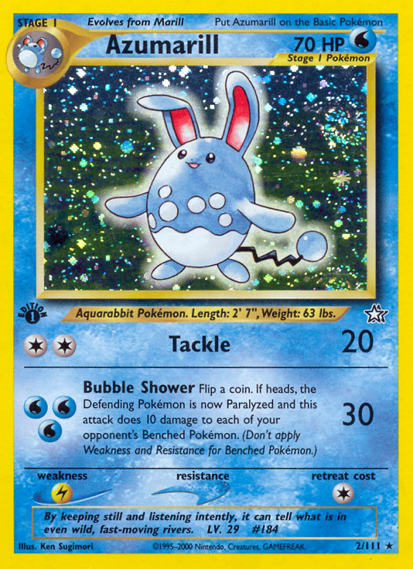 Azumarill (2/111) [Neo Genesis 1st Edition] | Chromatic Games