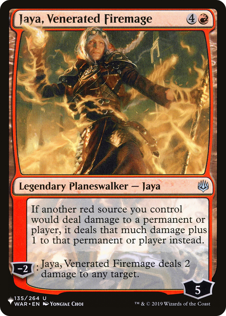 Jaya, Venerated Firemage [The List Reprints] | Chromatic Games