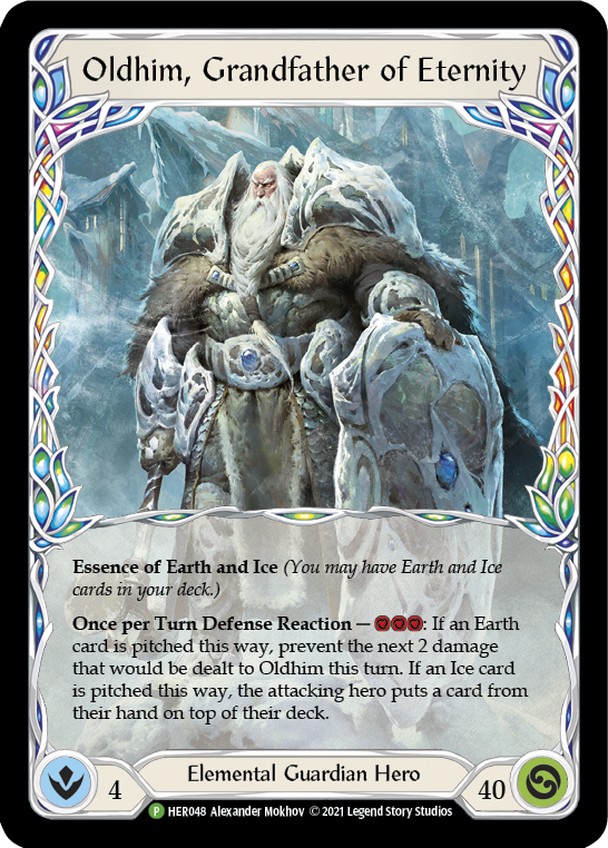 Oldhim, Grandfather of Eternity [HER048] (Promo)  Rainbow Foil | Chromatic Games