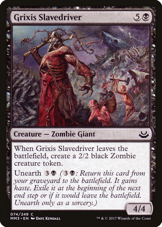 Grixis Slavedriver 74/249 (Modern Masters 2017)  - Foil | Chromatic Games