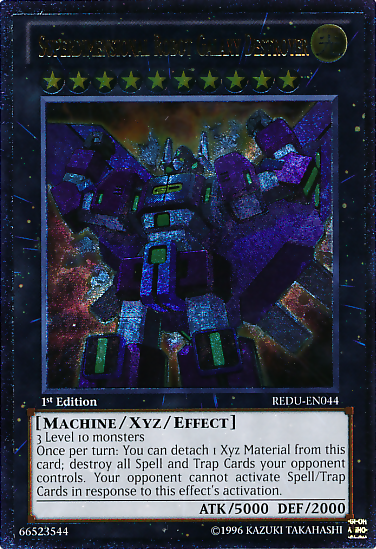 Superdimensional Robot Galaxy Destroyer [REDU-EN044] Ultimate Rare | Chromatic Games