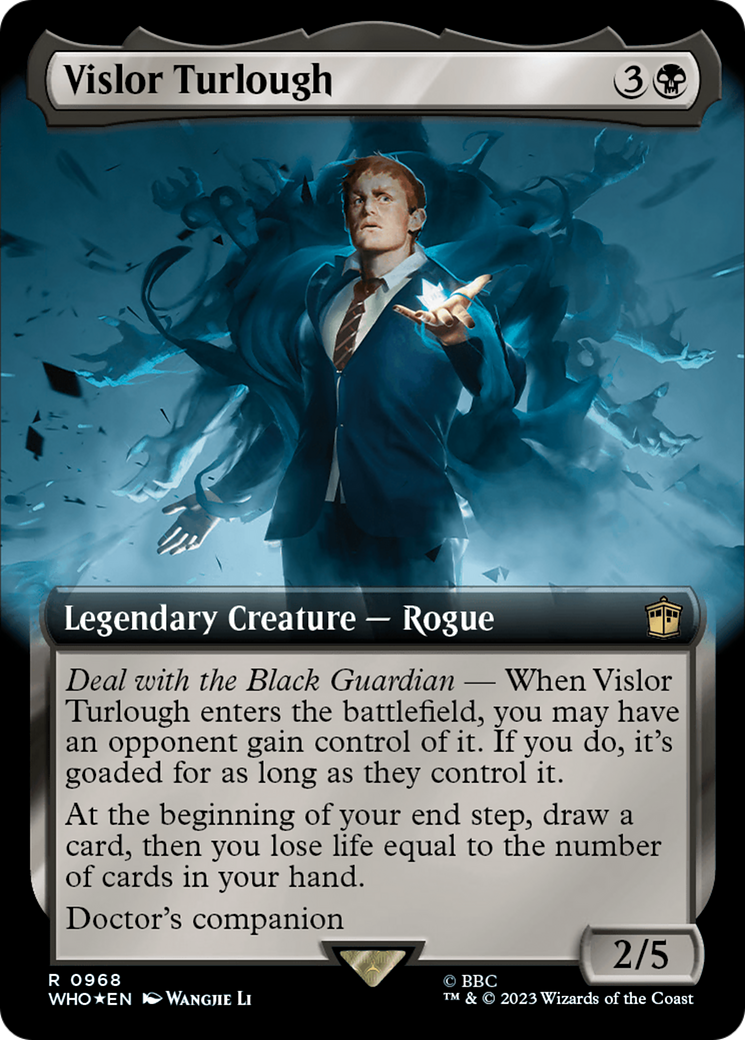 Vislor Turlough (Extended Art) (Surge Foil) [Doctor Who] | Chromatic Games