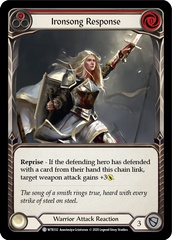 Ironsong Response (Red) [U-WTR132] (Welcome to Rathe Unlimited)  Unlimited Rainbow Foil | Chromatic Games