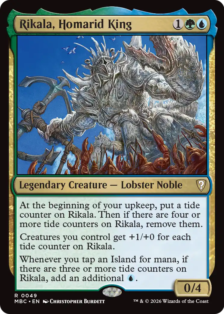 Rikala, Homarid King [Mystery Booster: Commander Edition] | Chromatic Games