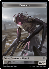 Eldrazi // Tiny Double-Sided Token [Murders at Karlov Manor Commander Tokens] | Chromatic Games