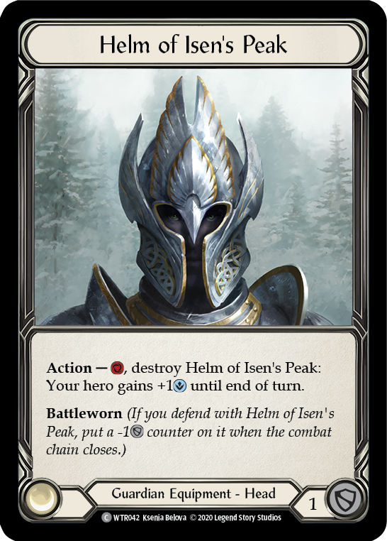 Helm of Isen's Peak [U-WTR042] (Welcome to Rathe Unlimited)  Unlimited Normal | Chromatic Games