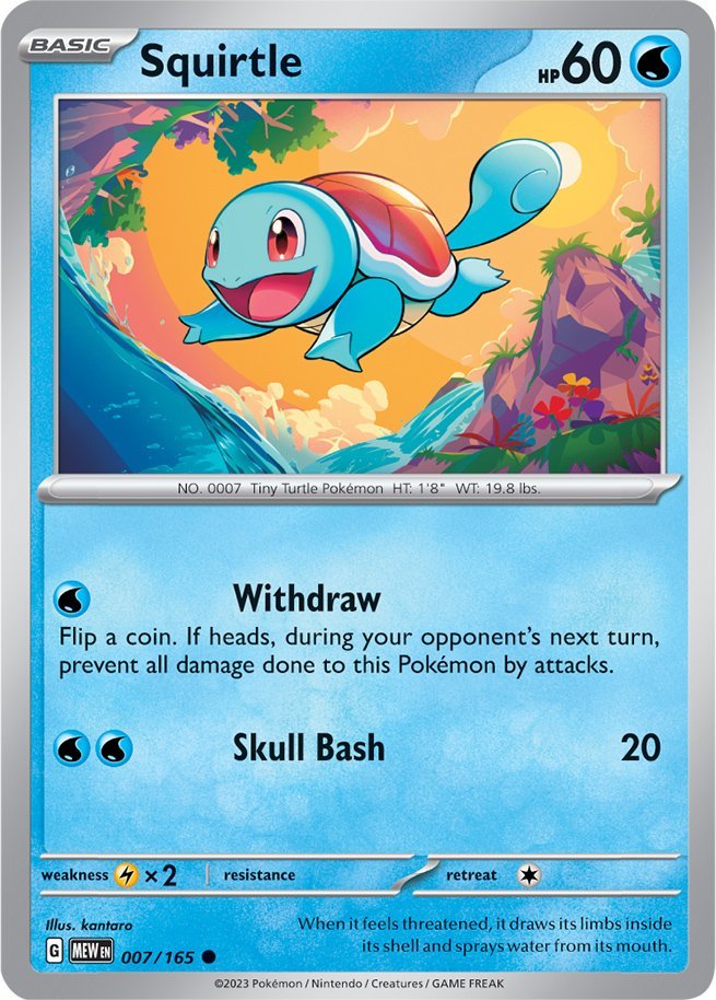 Squirtle (007/165) [Scarlet & Violet: 151] | Chromatic Games