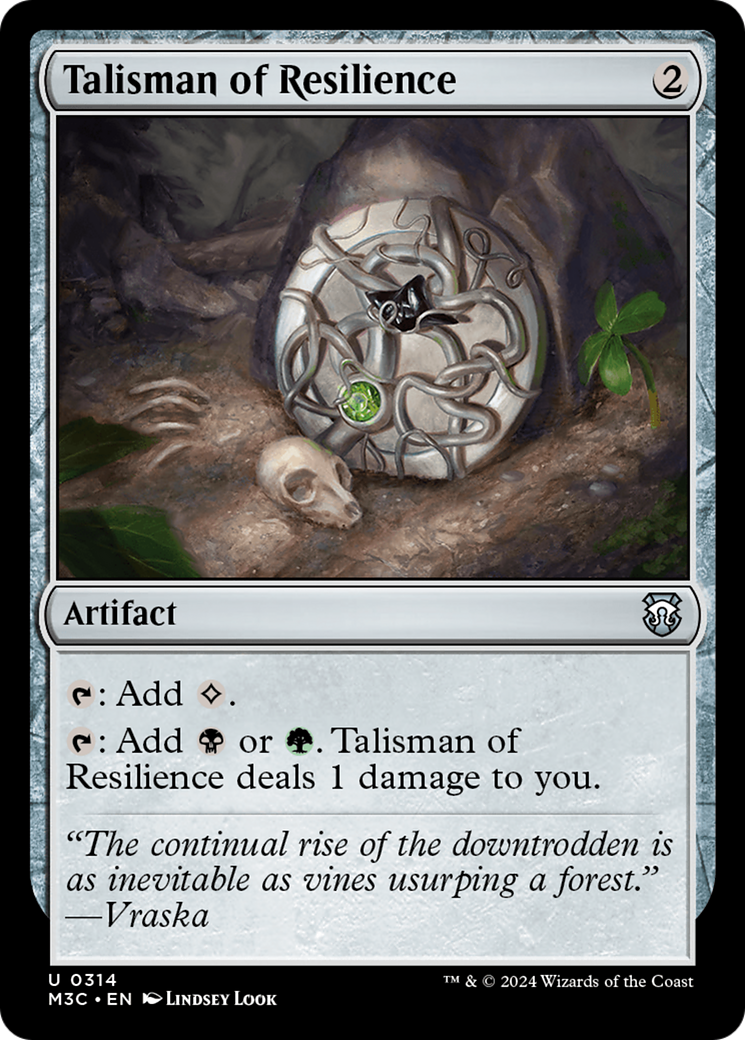 Talisman of Resilience (Ripple Foil) [Modern Horizons 3 Commander] | Chromatic Games