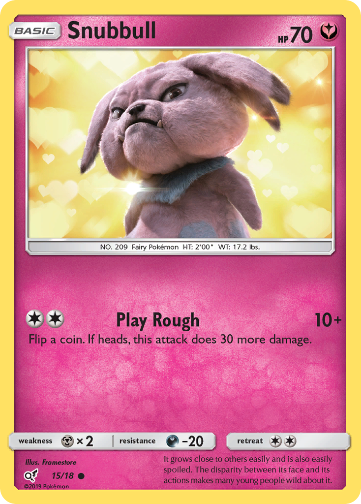 Snubbull (15/18) [Sun & Moon: Detective Pikachu] | Chromatic Games