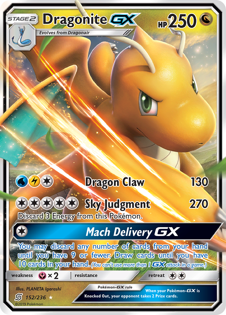 Dragonite GX (152/236) [Sun & Moon: Unified Minds] | Chromatic Games