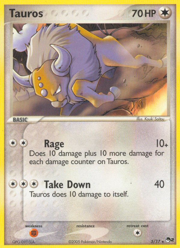 Tauros (5/17) [POP Series 2] | Chromatic Games