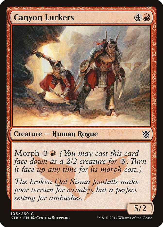 Canyon Lurkers 105/269 (Khans of Tarkir)  | Chromatic Games