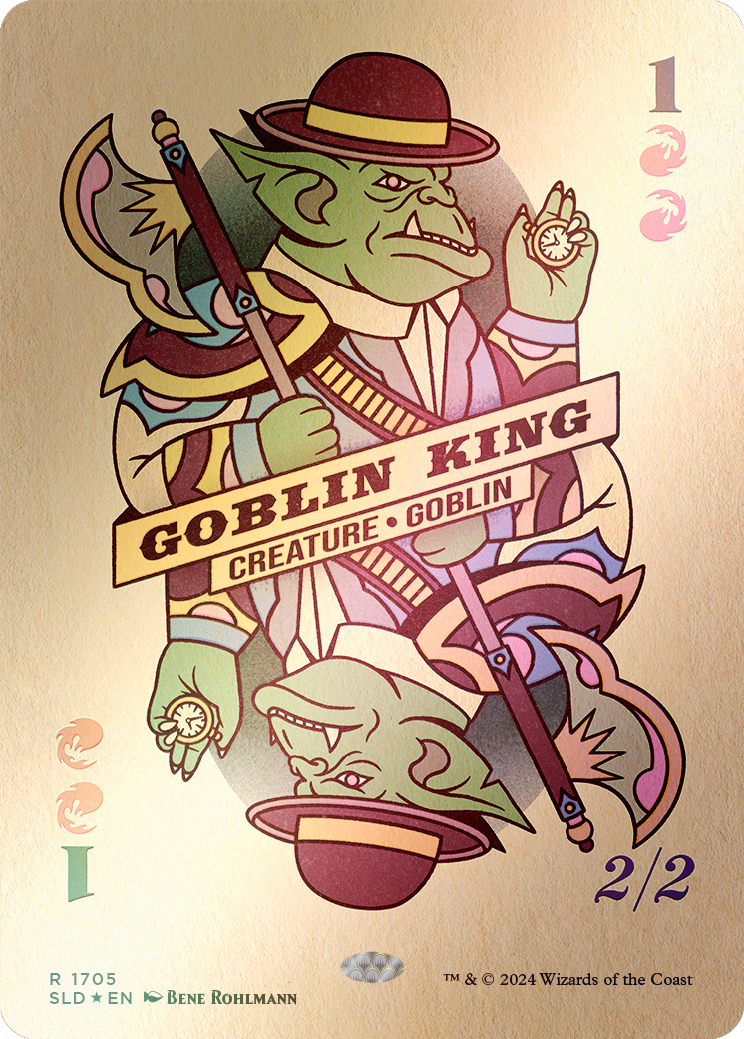 Goblin King (1705) (Rainbow Foil) [Secret Lair Drop Series] | Chromatic Games