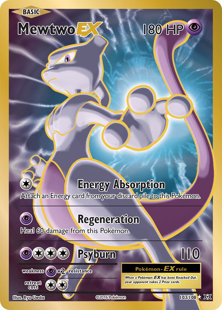 Mewtwo EX (103/108) [XY: Evolutions] | Chromatic Games