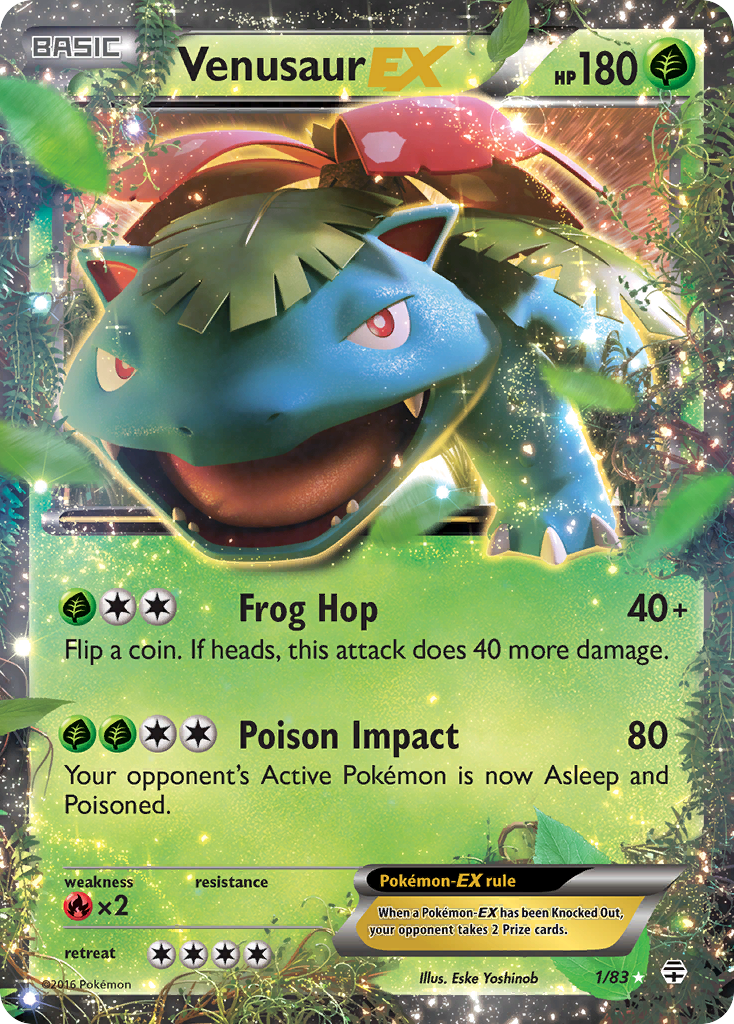 Venusaur EX (1/83) [XY: Generations] | Chromatic Games