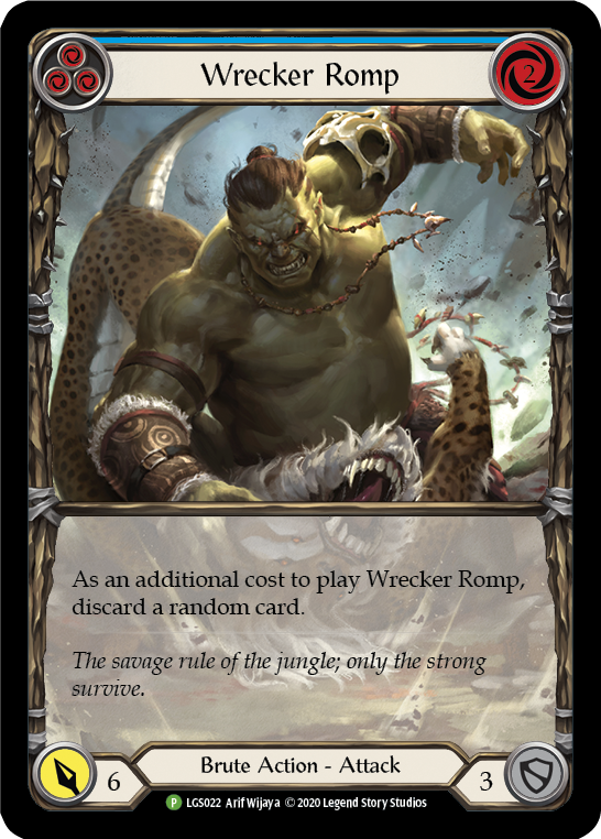 Wrecker Romp (Blue) [LGS022] (Promo)  Rainbow Foil | Chromatic Games