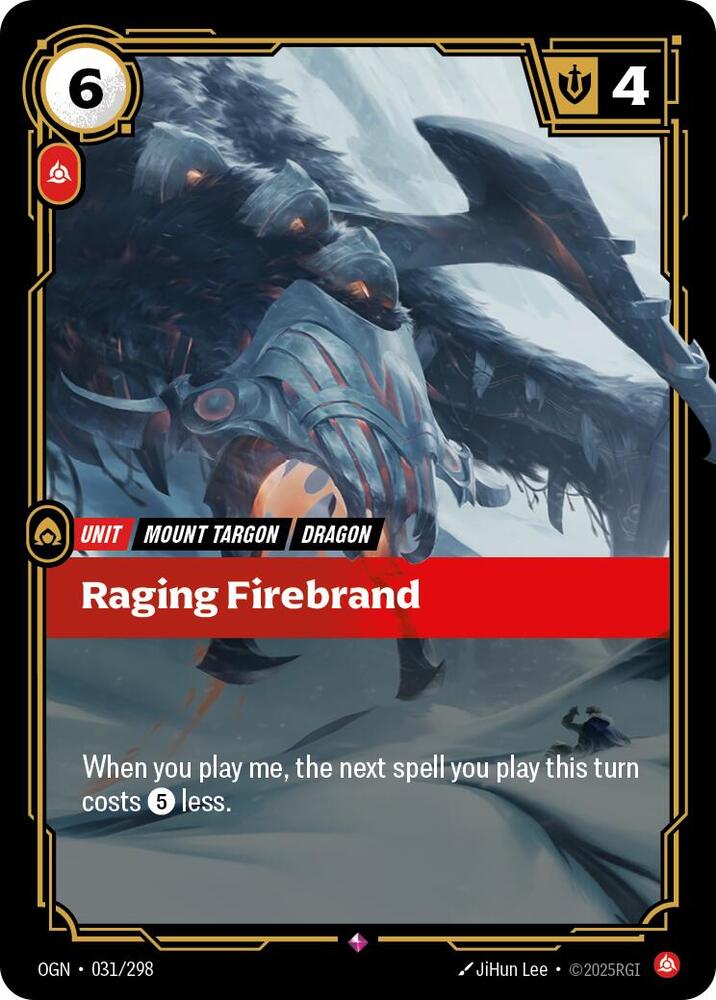 Raging Firebrand 031/298 (Origins)  - Foil | Chromatic Games