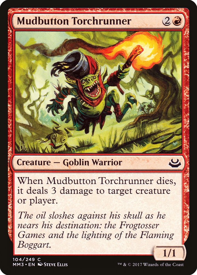 Mudbutton Torchrunner 104/249 (Modern Masters 2017)  - Foil | Chromatic Games