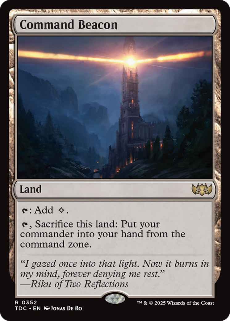 Command Beacon [Tarkir: Dragonstorm Commander] | Chromatic Games