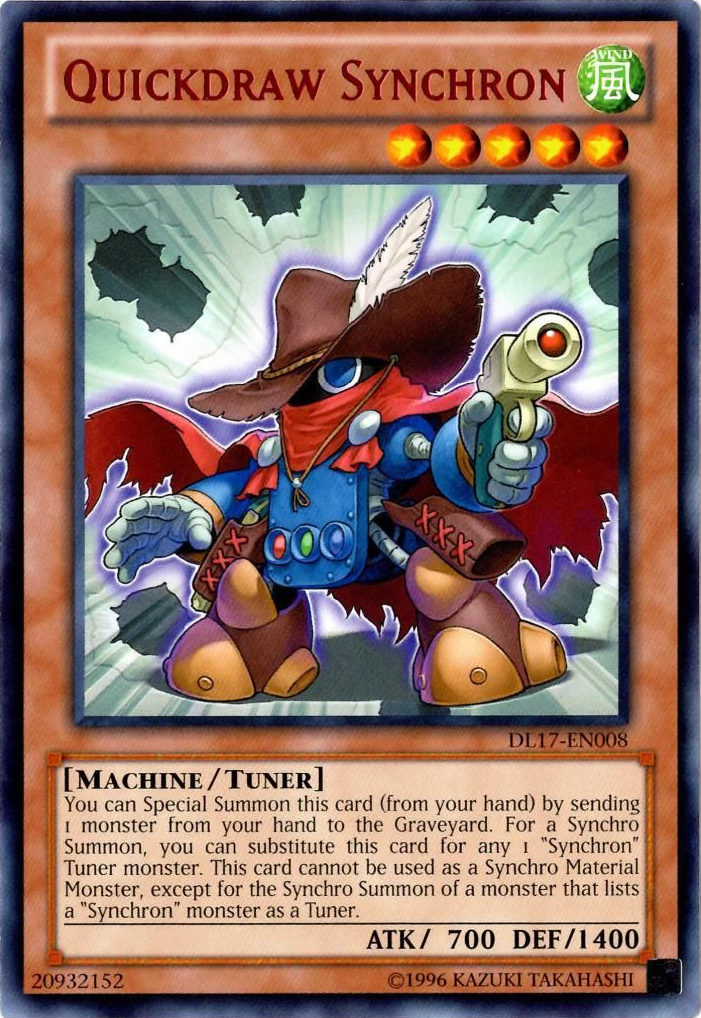 Quickdraw Synchron (Red) [DL17-EN008] Rare | Chromatic Games