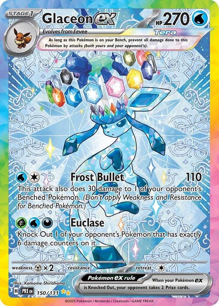 Glaceon ex (150/131) [Scarlet & Violet: Prismatic Evolutions] | Chromatic Games