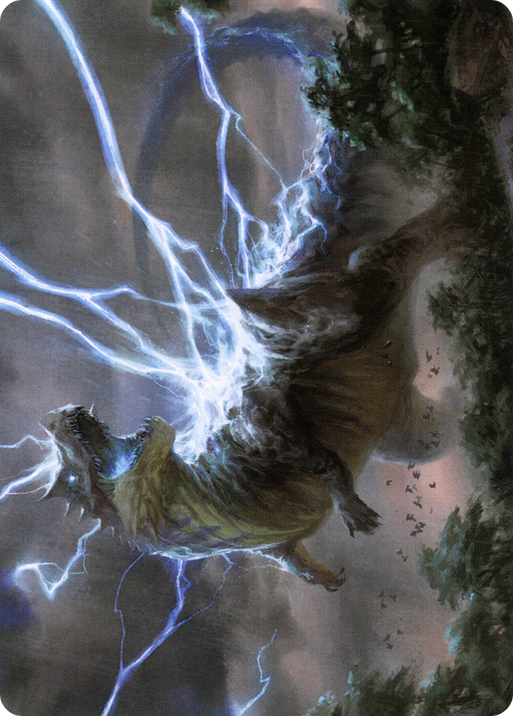 Thrasta, Tempest's Roar Art Card (41) [Modern Horizons 2 Art Series] | Chromatic Games