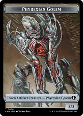 Phyrexian Golem // Ox Double-Sided Token [Commander Masters Tokens] | Chromatic Games