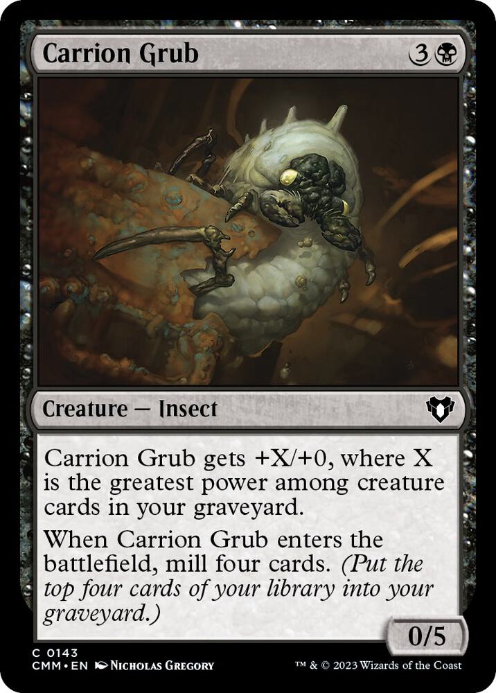 Carrion Grub 143/451 (Commander Masters)  | Chromatic Games