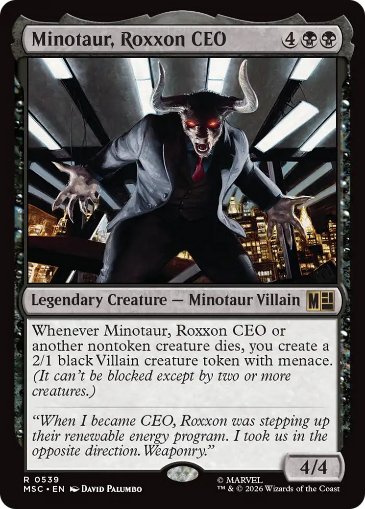 Minotaur, Roxxon CEO [Marvel Super Heroes Commander] | Chromatic Games