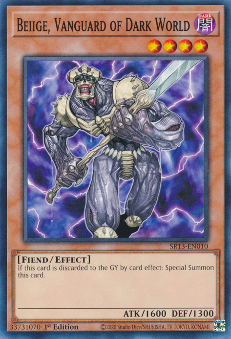 Beiige, Vanguard of Dark World [SR13-EN010] Common | Chromatic Games