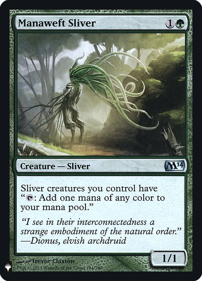 Manaweft Sliver [Mystery Booster] | Chromatic Games