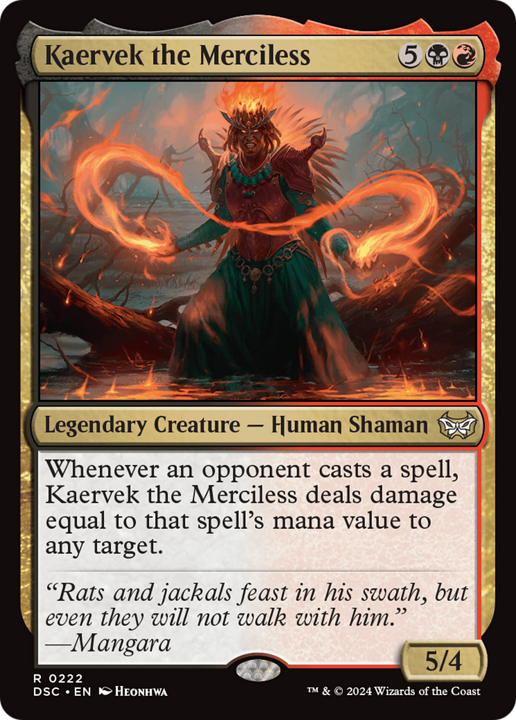 Kaervek the Merciless [Duskmourn: House of Horror Commander] | Chromatic Games