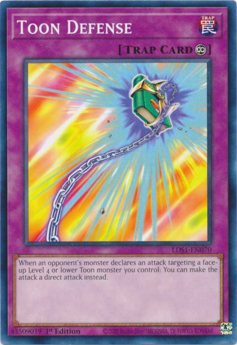 Toon Defense [LDS1-EN070] Common | Chromatic Games
