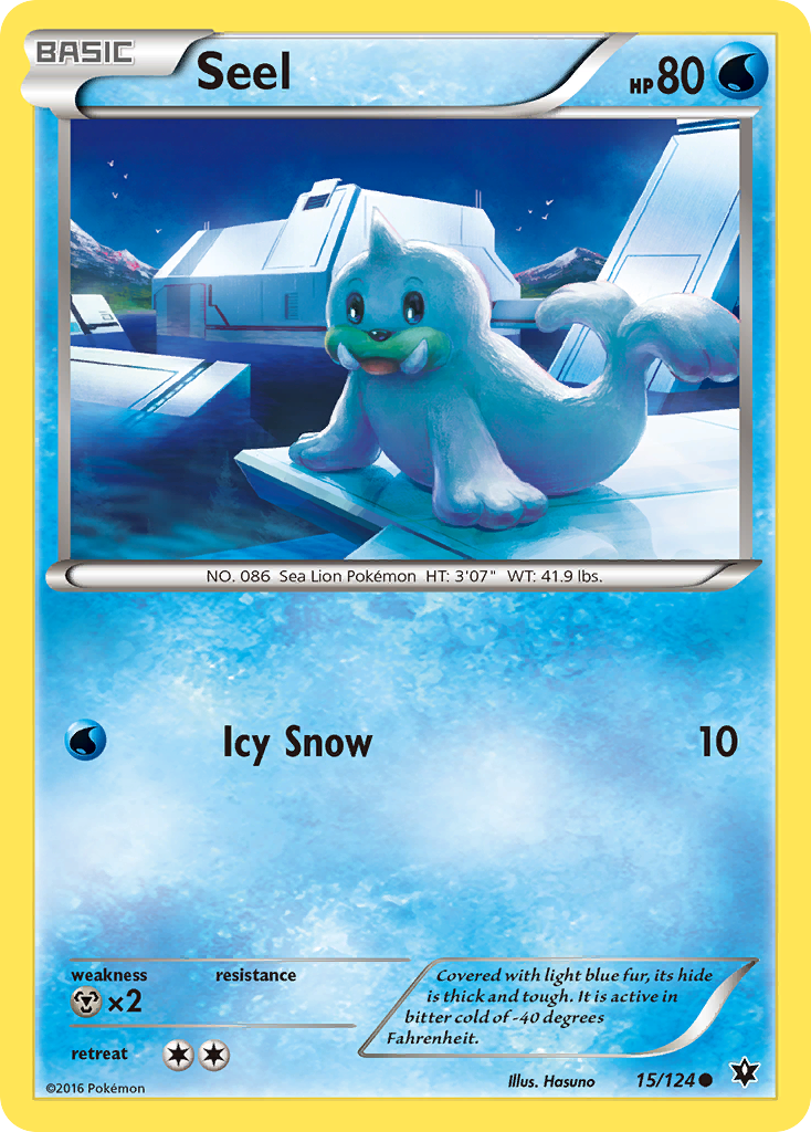 Seel (15/124) [XY: Fates Collide] | Chromatic Games