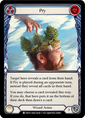 Pry (Blue) [EVR130] (Everfest)  1st Edition Rainbow Foil | Chromatic Games