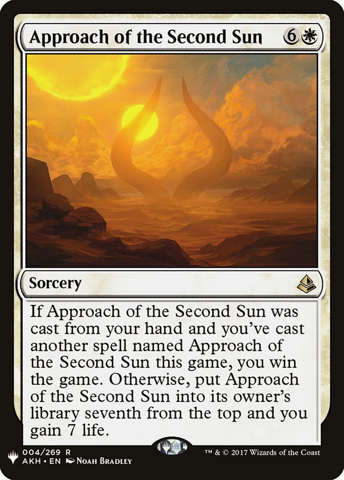 Approach of the Second Sun [Mystery Booster] | Chromatic Games