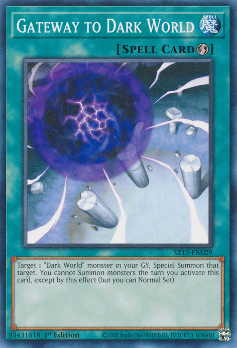 Gateway to Dark World [SR13-EN029] Common | Chromatic Games