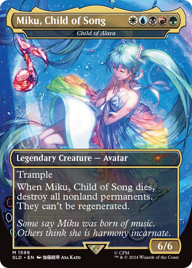 Miku, Child of Song - Child of Alara [Secret Lair Drop Series] | Chromatic Games