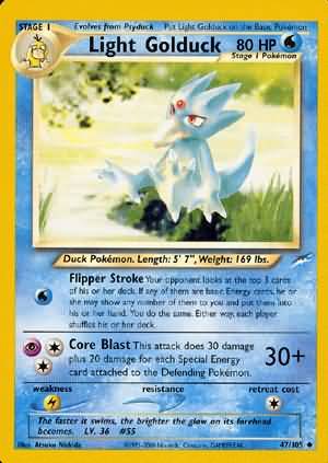 Light Golduck (47/105) [Neo Destiny Unlimited] | Chromatic Games