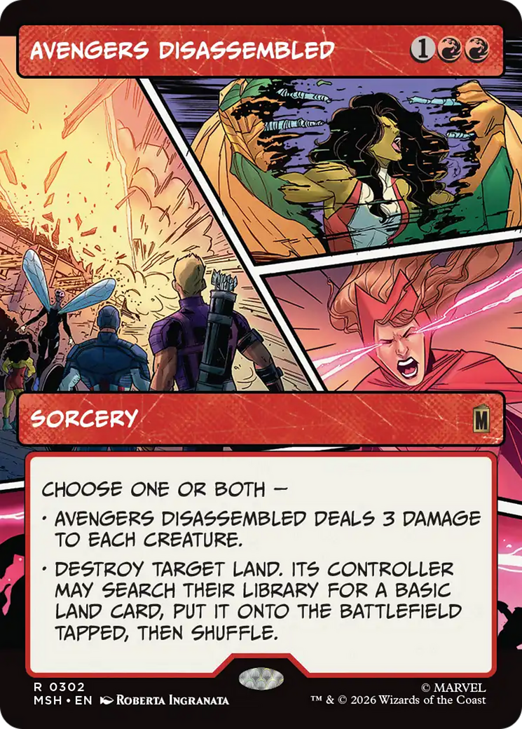 Avengers Disassembled (Borderless) [Marvel Super Heroes] | Chromatic Games