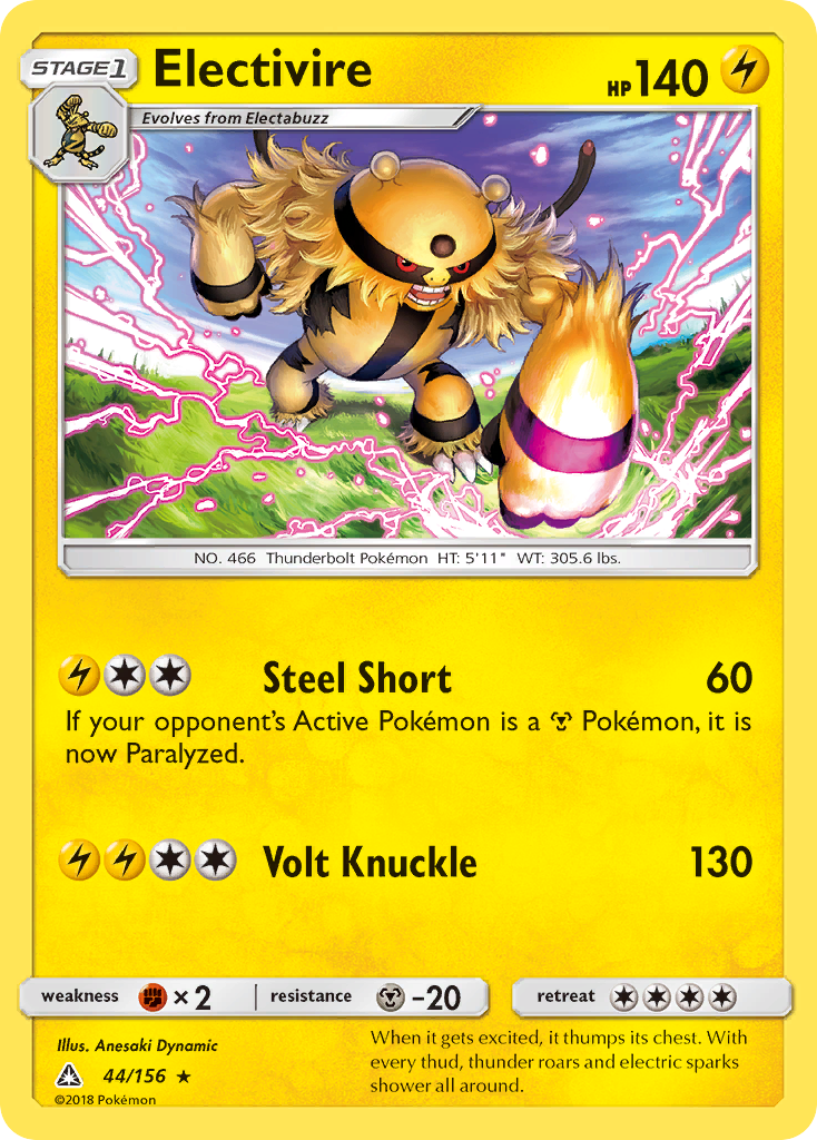 Electivire (44/156) [Sun & Moon: Ultra Prism] | Chromatic Games