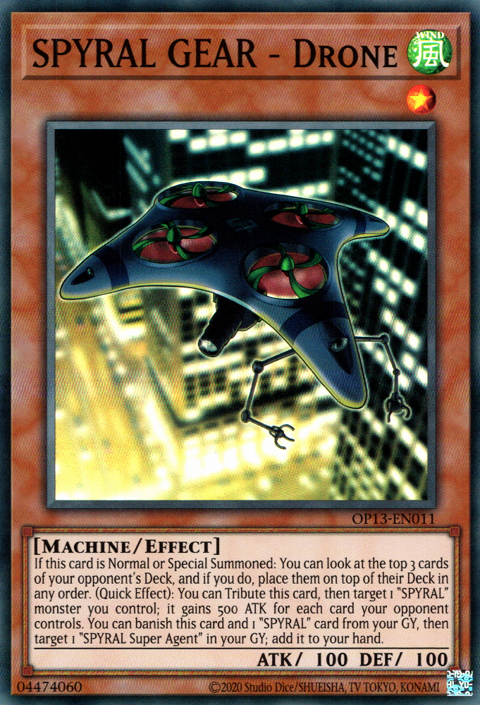 SPYRAL GEAR - Drone [OP13-EN011] Super Rare | Chromatic Games