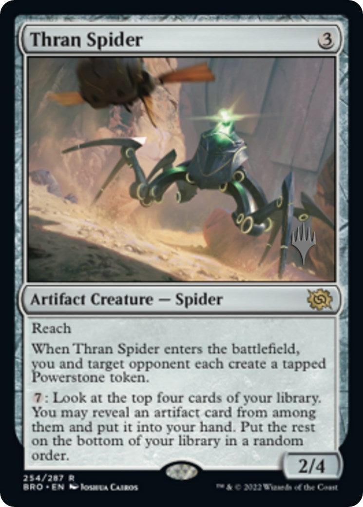 Thran Spider (Promo Pack) [The Brothers' War Promos] | Chromatic Games