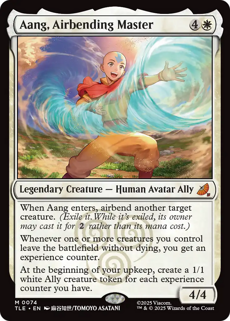 Aang, Airbending Master [Avatar: The Last Airbender: Eternal-Legal] | Chromatic Games