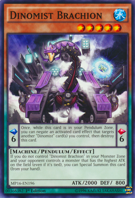 Dinomist Brachion [MP16-EN196] Common | Chromatic Games