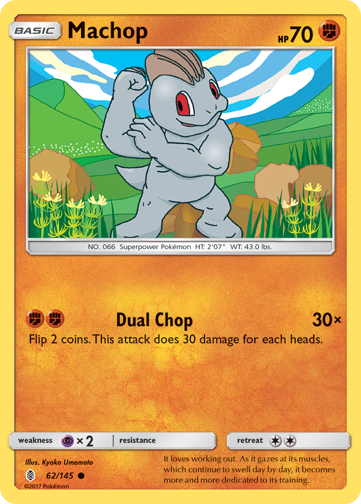 Machop (62/145) [Sun & Moon: Guardians Rising] | Chromatic Games