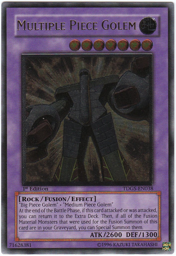 Multiple Piece Golem [TDGS-EN038] Ultimate Rare | Chromatic Games